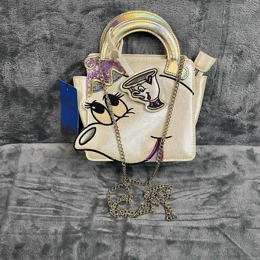 Danielle Nicole Disney Mrs Potts & Chip Crossbody Purse NWT Beauty & Beast